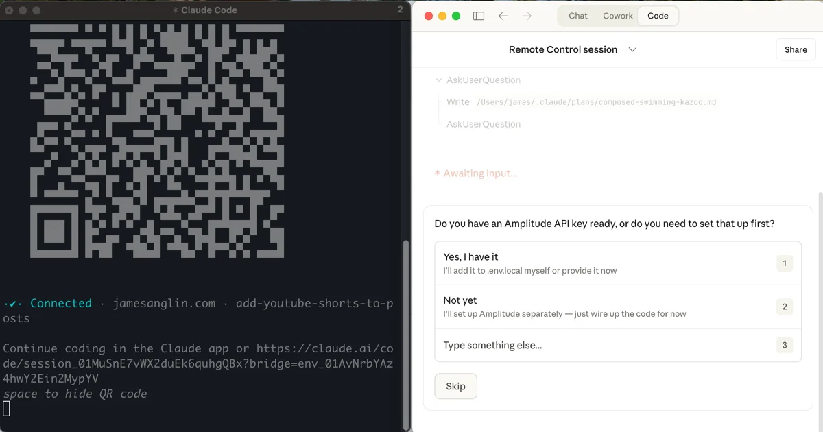 Claude Code Remote Control: Your Terminal Session, Anywhere